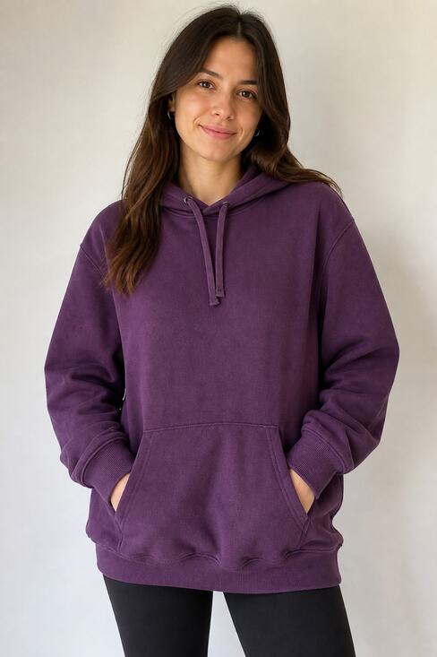 tek gear Tops - Tek Gear Ultrasoft Fleece Pullover Hoodie M Purple